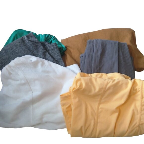 Lot of 6 Women's Medium Short Sleeve Shirt Tanks Activewear Athletic (L80) - Picture 1 of 7